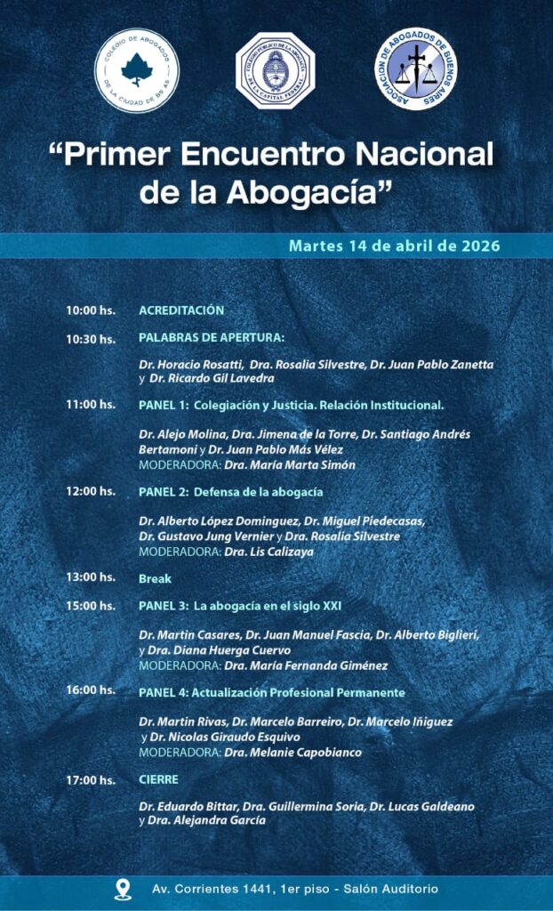 flyer encuntro nacional abogacia