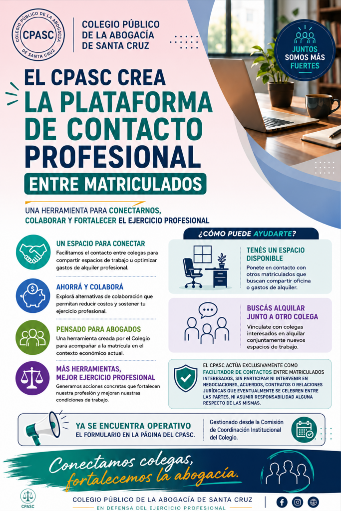 flyer plataforma de contacto profesional (bolsa de alquileres)