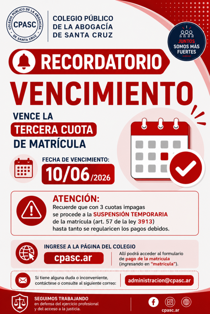 recordatorio vencimiento cuota