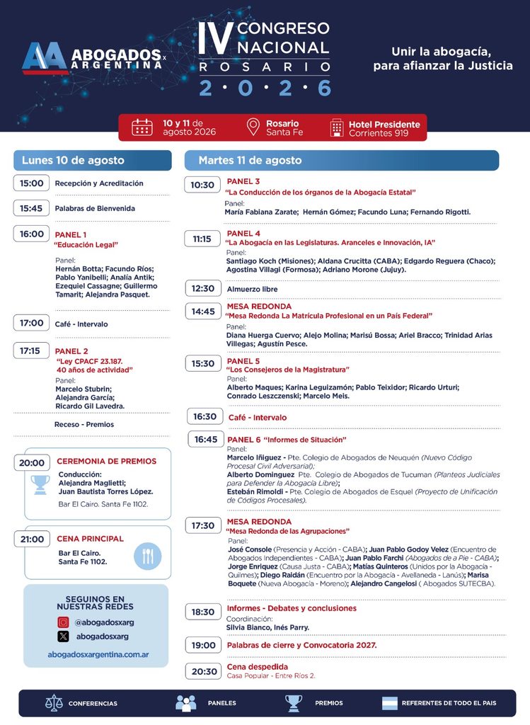 programa encuentro rosario a x a